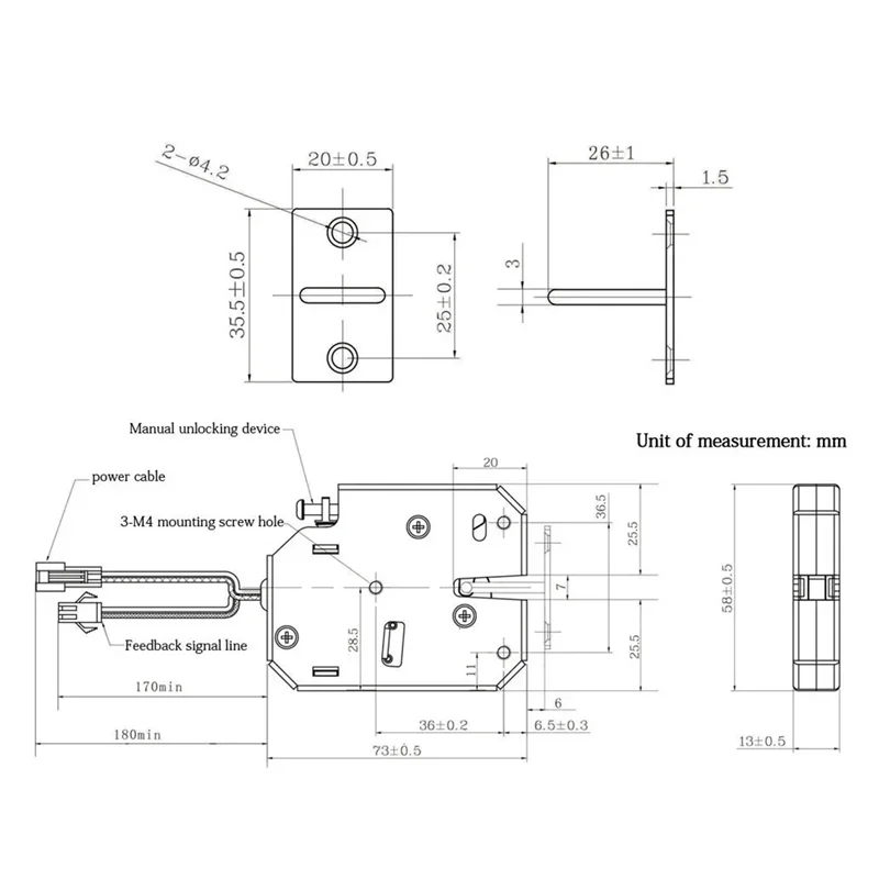 ABGI-ドアロック 5 個 DC 12V 小型電磁ロック自動販売電気制御ミニキャビネットドア電子ロック Dura