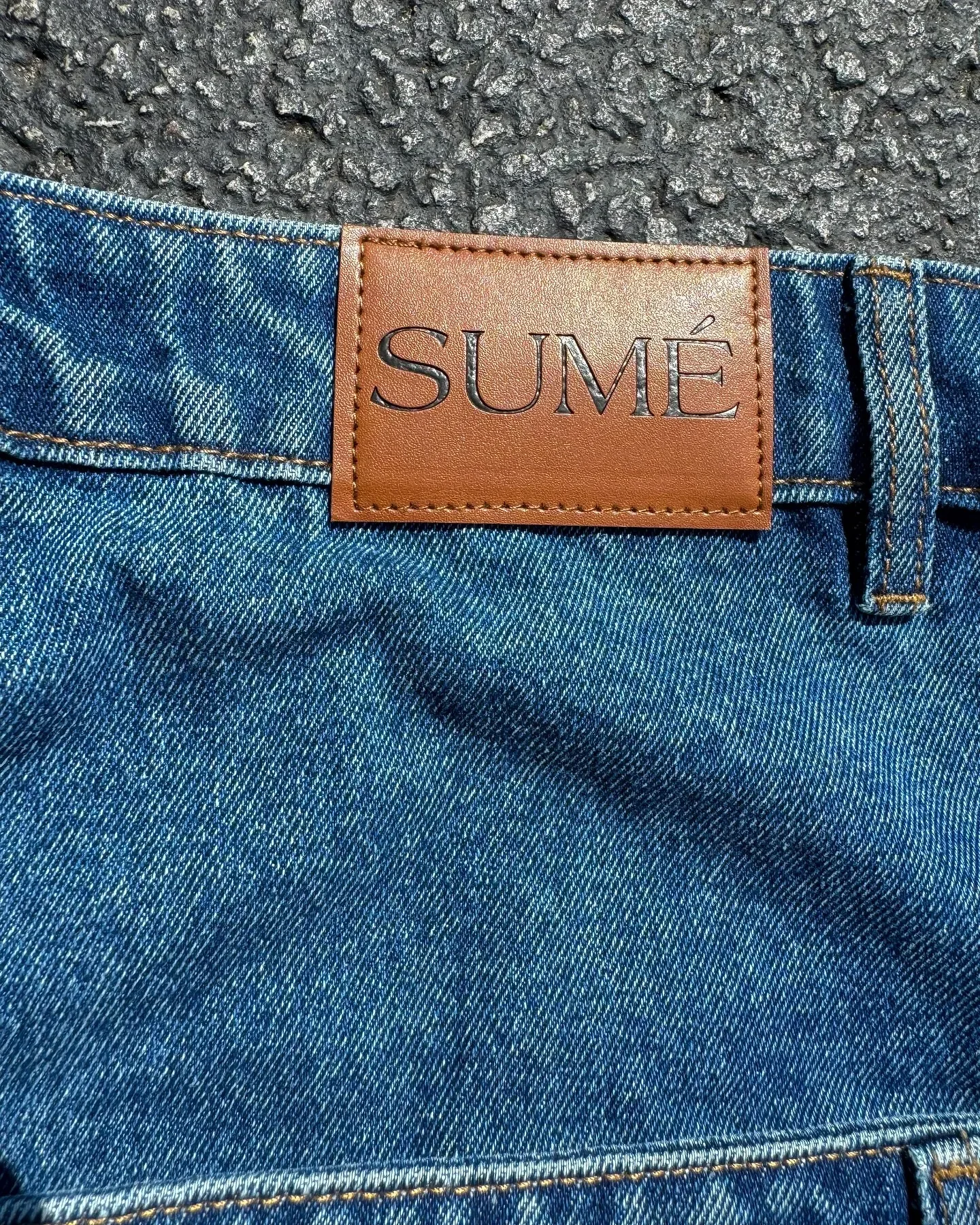 Celana pendek Denim tambal sulam huruf Harajuku jalanan musim panas kepribadian mode palsu dua potong celana pendek Goth Rock pasangan Y2k Jeans Traf