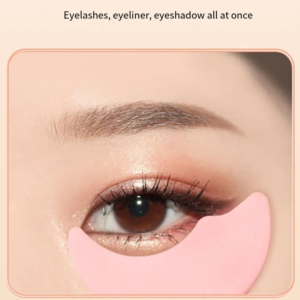 Wenkbrauw Eyeliner Shaper Oog Make-Up Aids Vouw Lijn Kit Schoonheid Tool Oogschaduw Shaper Pad Mascara Baffle Eyeliner Sjabloon