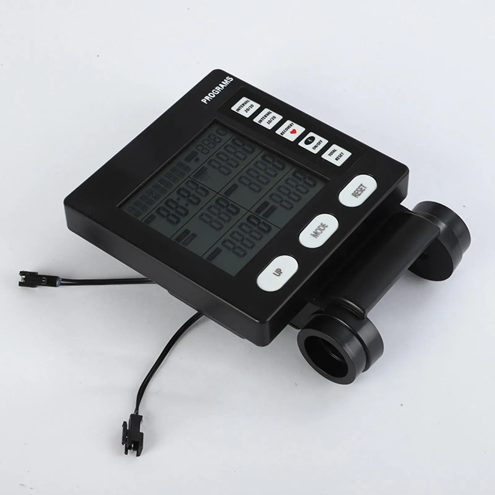 Rowing Machine Counter Replacement Monitor Speedometer LCD Display for Strength Training Apparatus Stationary Bike Rowing Device