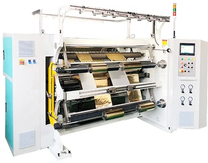 Automatic High Speed Hot Stamping Foil Slitting Machine Aluminum Laminates Film Roll Slitter Rewinder Machine