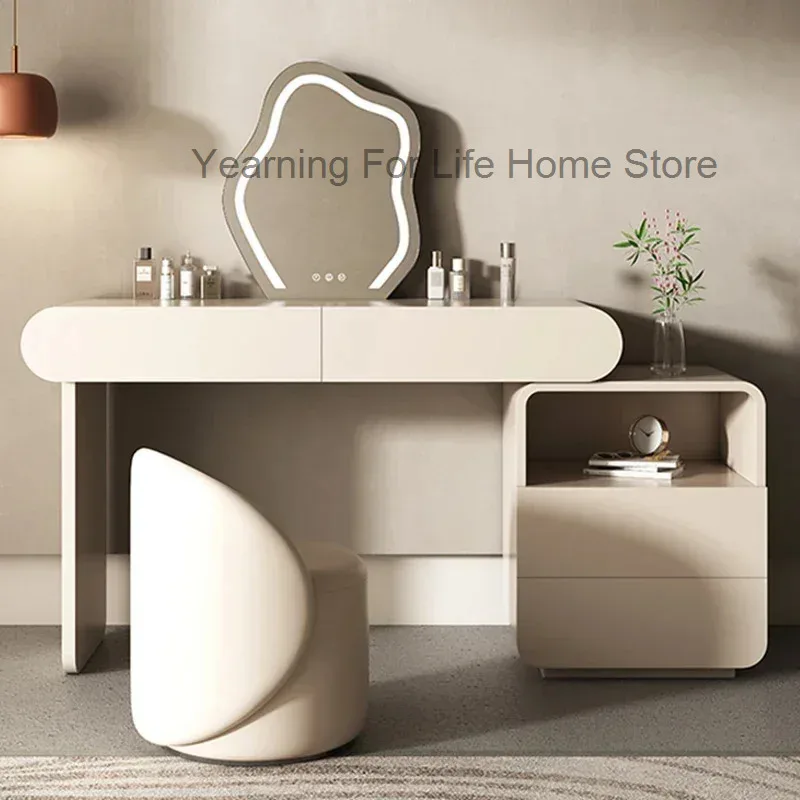 

Compact Aesthetic Dressing Table Necklace Cosmetics Bistro Terrace Ergonomic Salon Dressing Table Vase Mueble Lounge Furniture