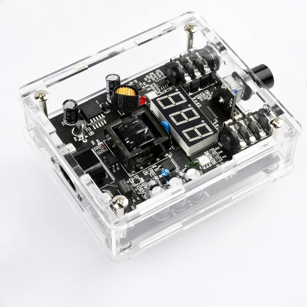 New Transparent LED Tattoo Power Supply Dazzle Acrylic Professional Power Rotary Tattoo Machines Pen Coil Makeup Tattoo Supply