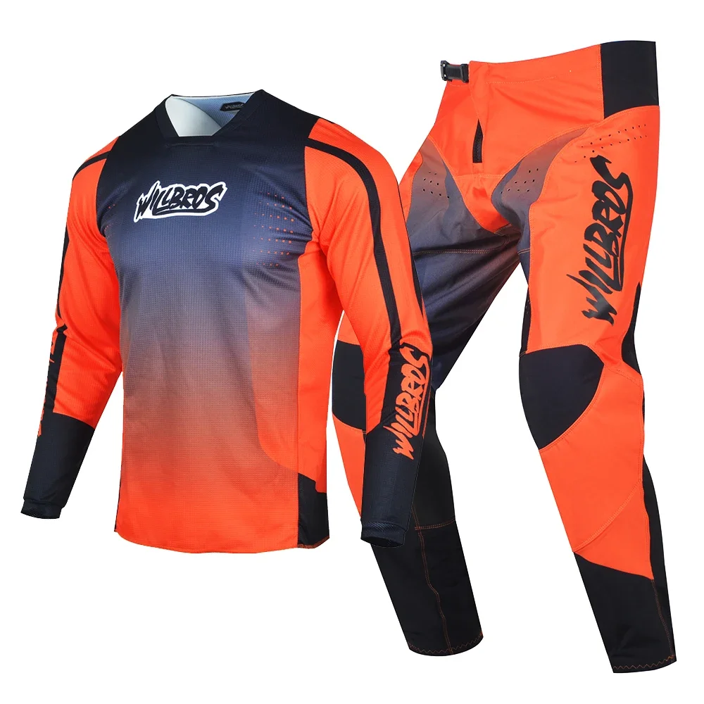 Willbros MX Motocross Jersey and Pants Set Offroad Dirt Bike Mountain Enduro MTB Men's Gear Combo 360 Racing Suit view 5
