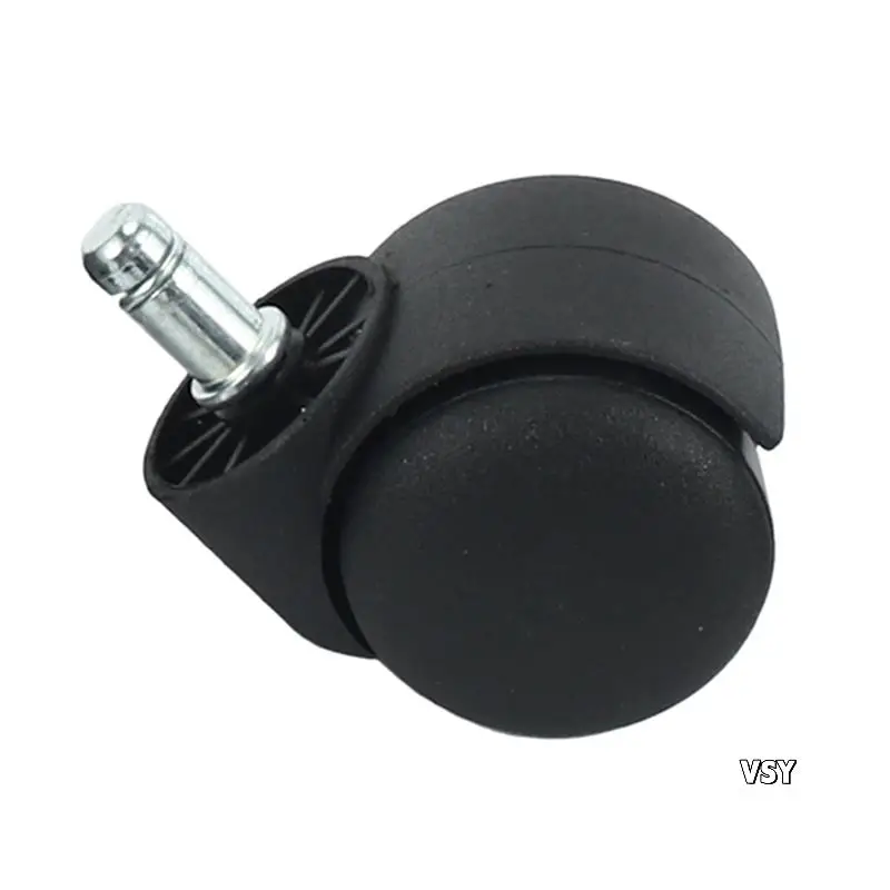 

50Mm Office Chair Roller Castor Wheels - Set Of 50 - Black