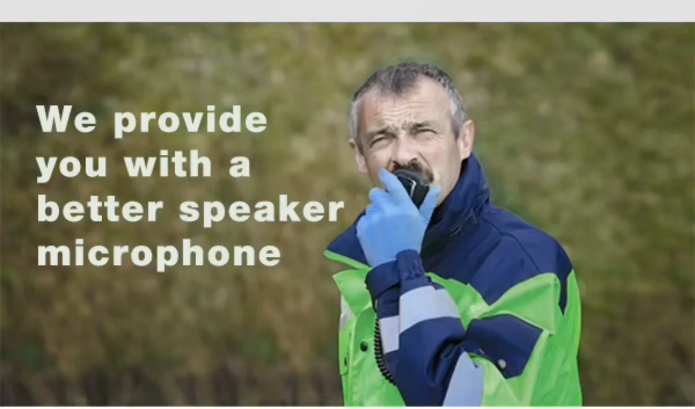 Portable Remote Control Speaker, Heavy Duty Headset Microphone with Noise Cancellation