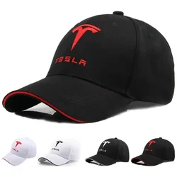 Embroidery Casual Snapback for Tesla Model 3 Y S X Roadster Cybertuck P75D P85D Baseball Caps Men Women Racing Sun Hat Outdoor