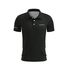 2024 abbigliamento da Golf da uomo sacca da Golf Logo stampato t-Shirt da Golf estiva da uomo Top Polo con bottoni per mazza da Golf ad asciugatura rapida