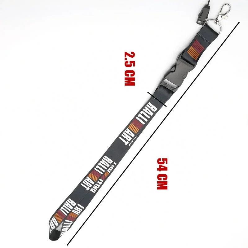 2 ألوان سيارة الحبل الرقبة الأشرطة مفتاح الهاتف المحمول العمل بطاقة الهوية شنق حبل JDM نمط ل RALLIART ميتسوبيشي سيارة المفاتيح اكسسوارات #6