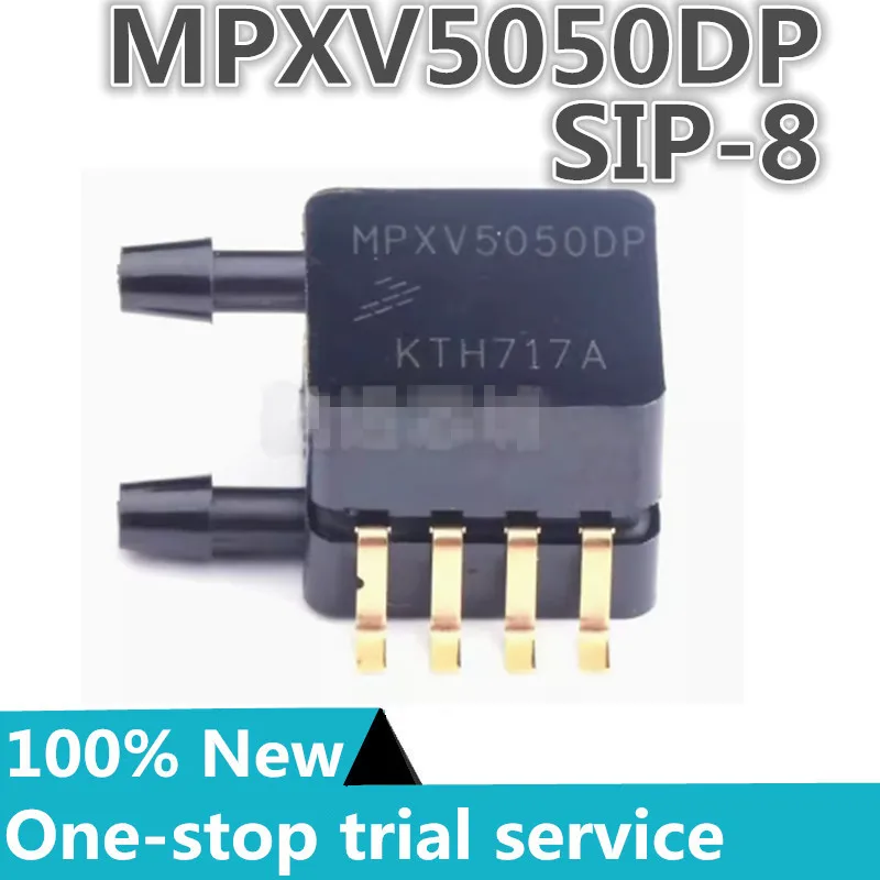 2-50pcs %New off-the-shelf MPXV5050DP SIP8 Differential 7.25PSI (50kPa) 29.01PSI (200kPa) sensor, transmitter Pressure sensor