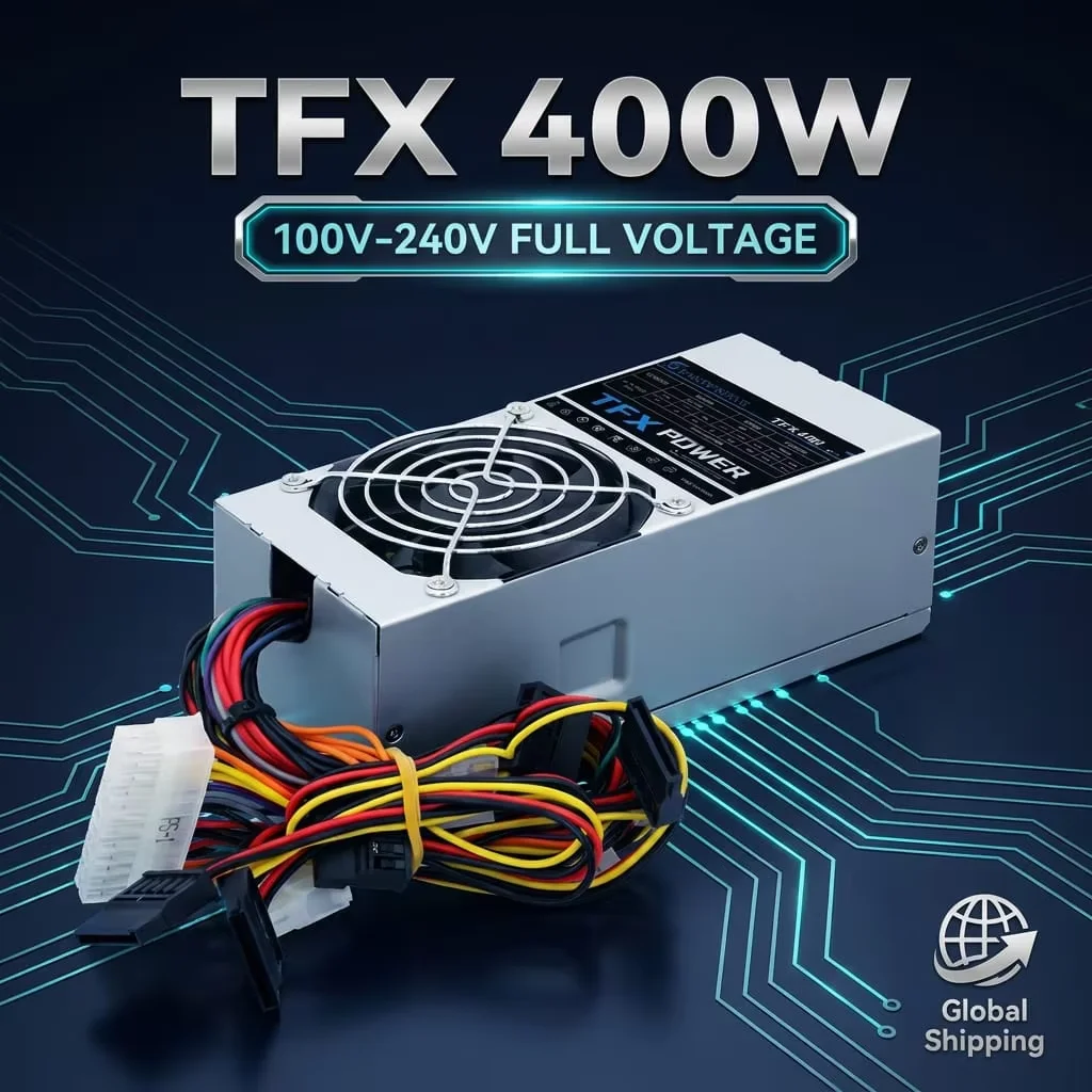 400W TFX Power Supply Active PFC Full Voltage 100-240V for Slim Desktop Mini PC PSU Small Form Factor Computer Po