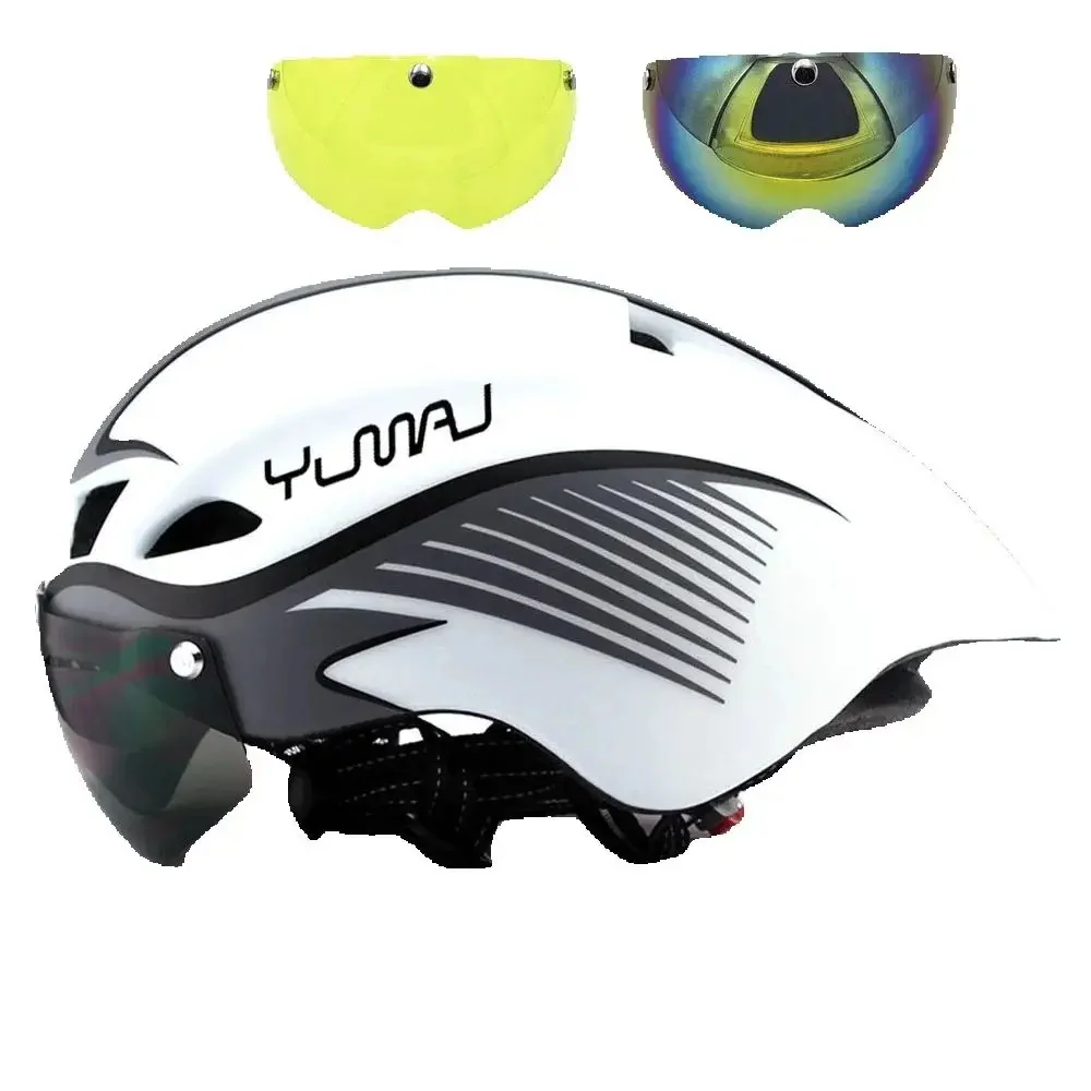 Brandneuer YUMAJ WINGER II Aero-Rennradhelm zum Radfahren mit Magnetbrille TT Rennrad-Sicherheitshelm YM-16 – Detail 27