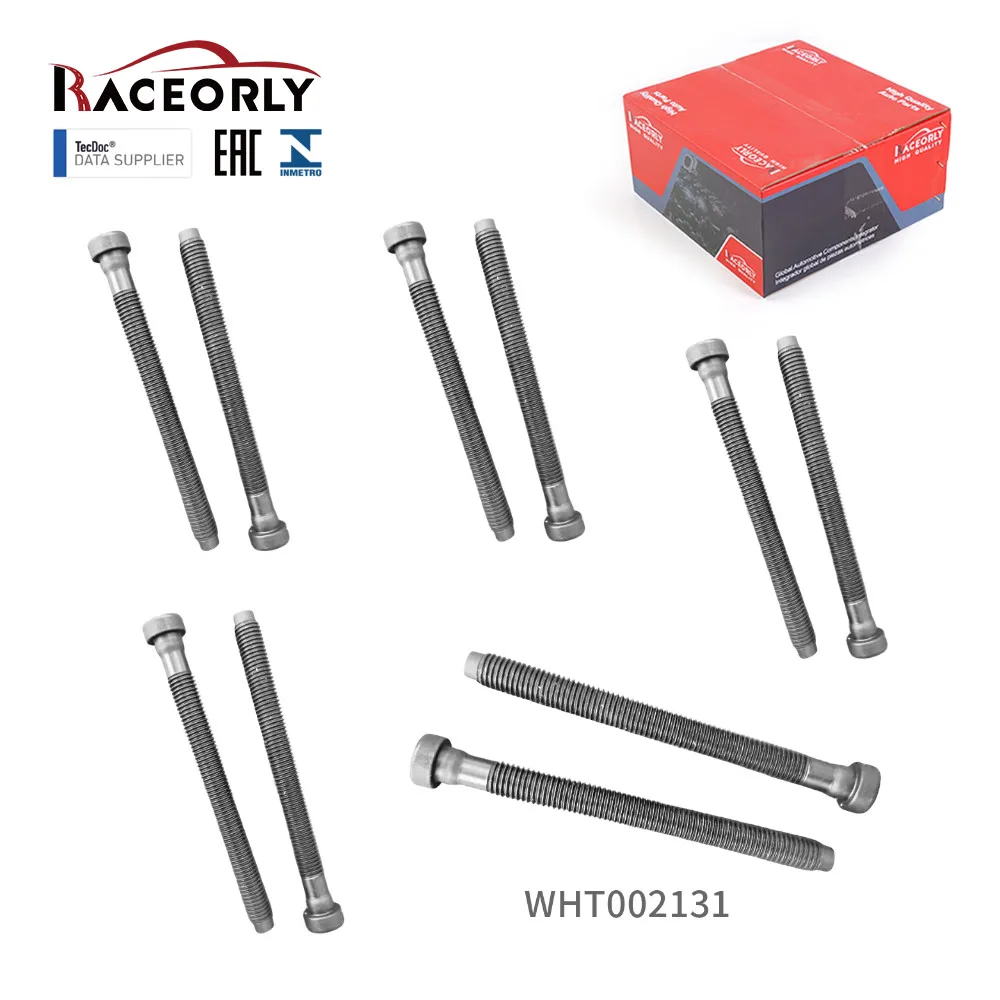 RACEORLY Engine Head Bolts Set For VW Amarok Jetta Audi 2.0TDI WHT002131