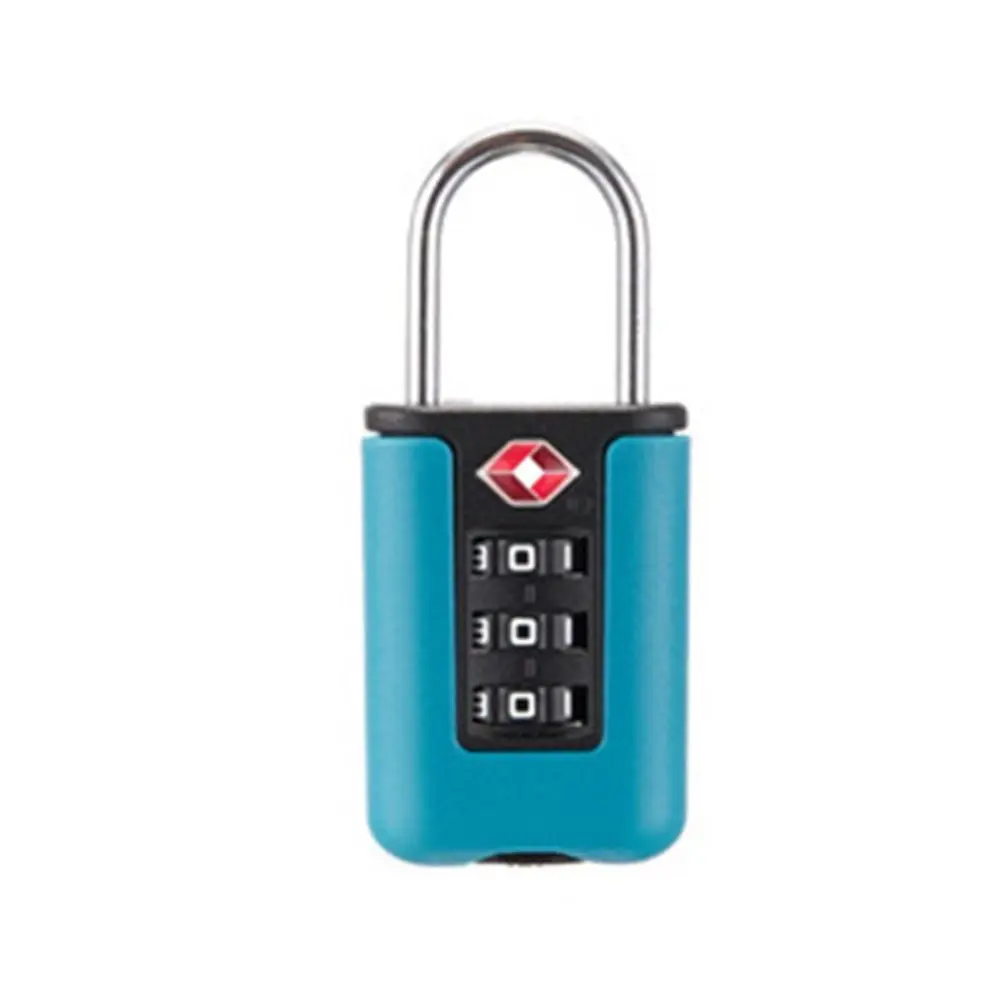 Creative Security Tool Travel Luggage Password Lock TSA Customs Code Lock 3 Digit Combination Lock Contrast Color Padlock