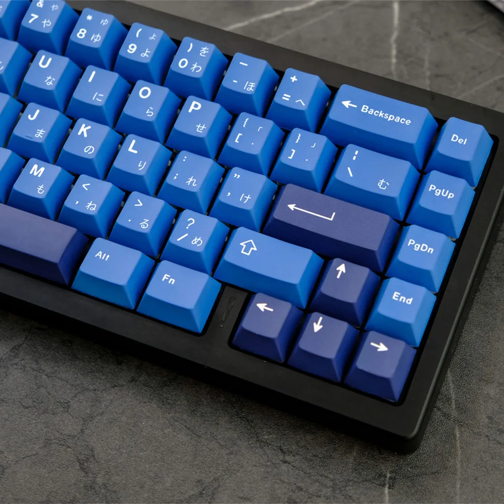 GMK Striker Keycap 129 Keys Cherry Profile PBT DYE Sublimation Keycap Set ANSI Layout For GK61 GK64 68 75 84 Mechanical Keyboard