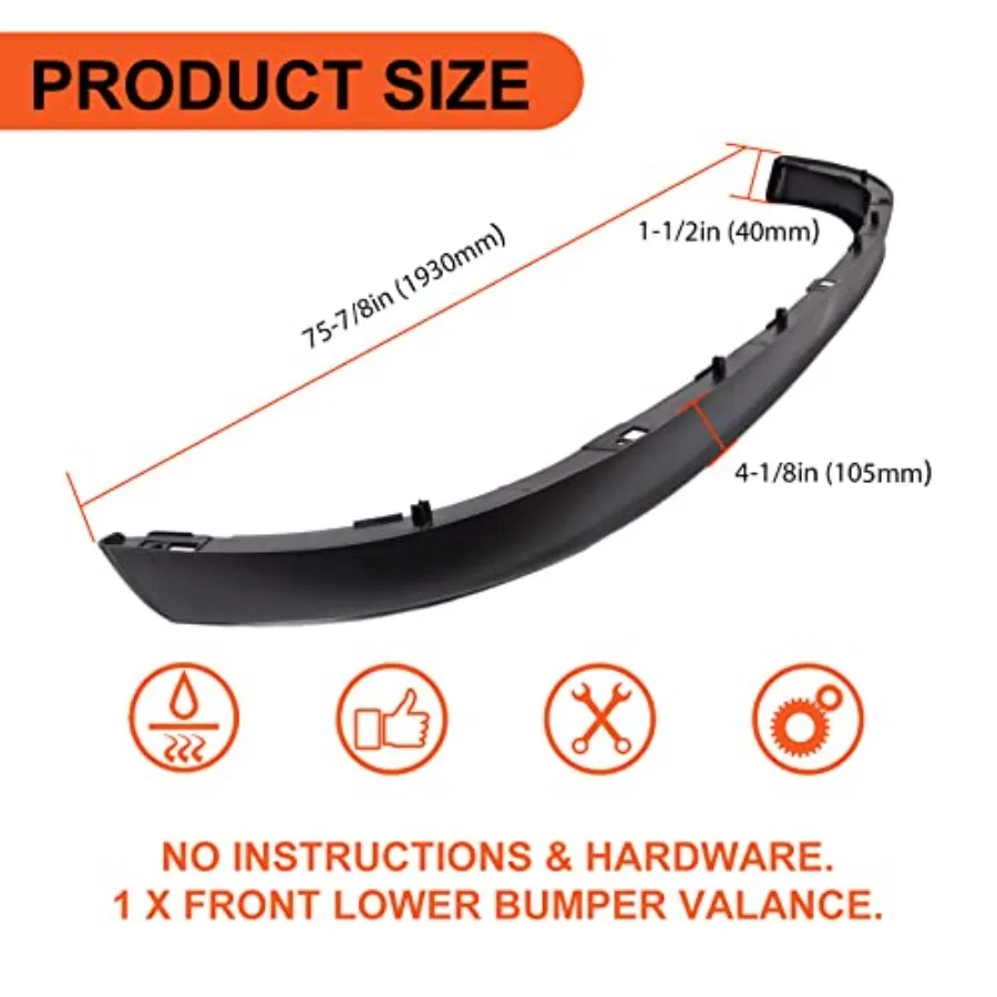 المصد الأمامي السفلي الستارة عاكس الهواء لدودج رام 1500 20022008 و Ram 2500 3500 20032009 المصد الأمامي الهوائي L