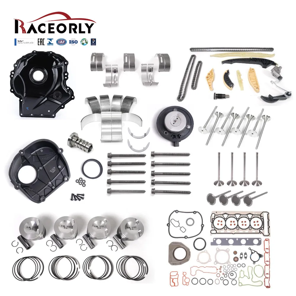 

RACEORLY Engine Rebuild Kit +0.25mm/0.01" Pin21mm For VW Audi A4 2.0T EA888 Gen2