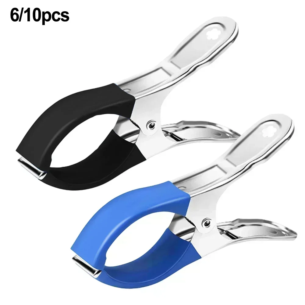 

6PCS or 30PCS Stainless Steel Clips for Pool Covers Windproof and Scratch Resistant Essential for Seasonal Pool Safety