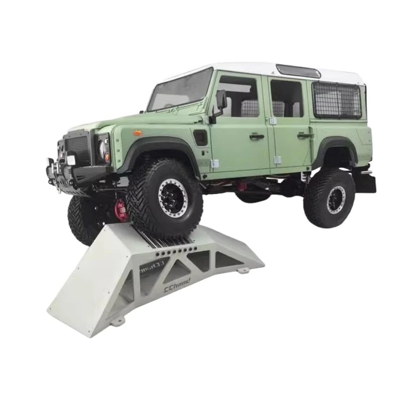 Metalowa przeszkoda terenowa dla 1/10 samochód Rock clawler zdalnie sterowany samochodu RC4WD TF2 Mojave LC70 SCX10 iii Bronco TRX4 osiowy Wraith