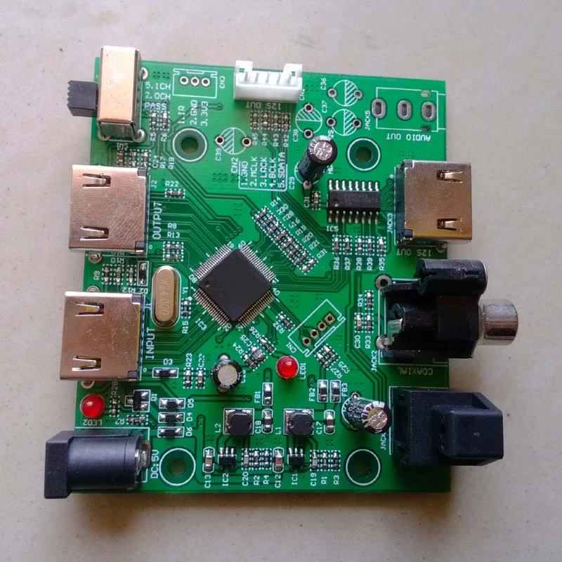 

HDMI / MHL Digital Interface Separation and Extraction of Audio I2S / DSD / Optical Fiber / Coaxial HDMI to I2S / IIS