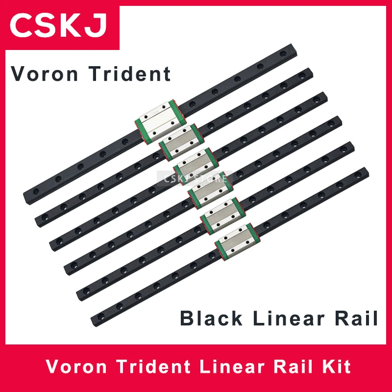 

Voron Trident Linear Rail Kit 250 300 350mm Black Linear Rail MGN9H MGN12H 300 350 400mm Voron Trident Linear Rail Black