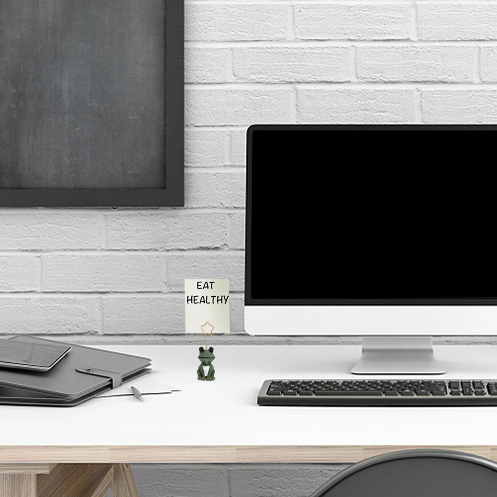 

2Pcs Memo Clips for Home Cartoon Creative Note Holders Desk Decoration Lovely Clip Stands Reusable Adornments