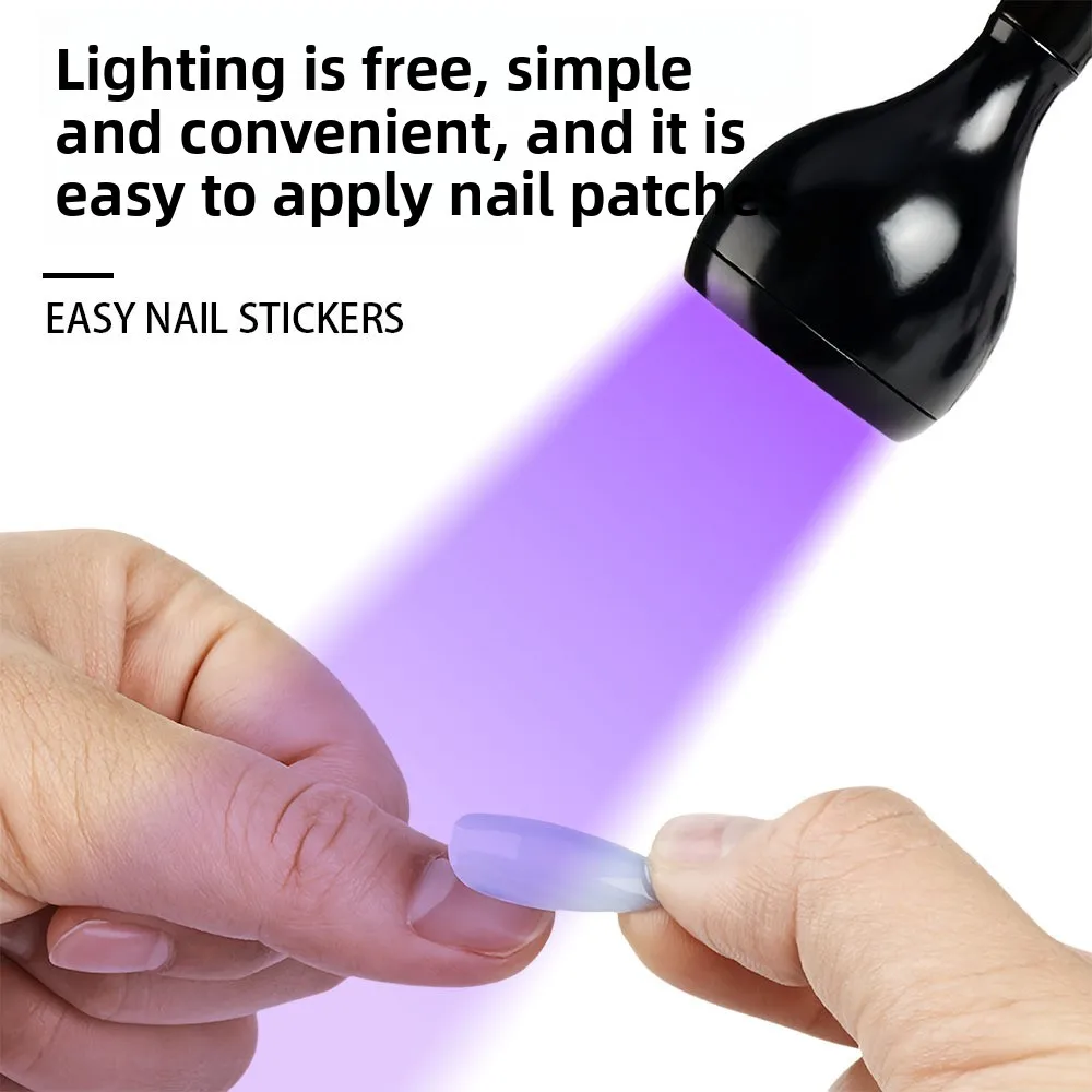Gooseneck Manicure UV Curing Purple Light USB Clip base One-word Light Quick-drying Not Black-handed LED Manicure Baking Light