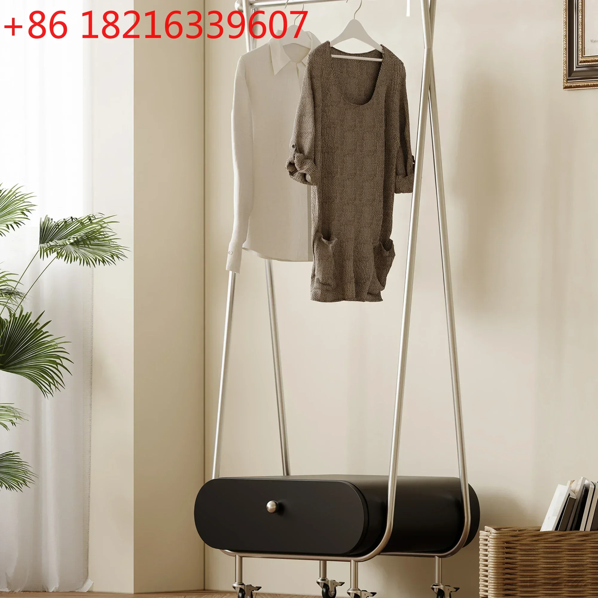 TAO Mobile Clothes Rack Stainless Steel Designer Creative Storage Rack