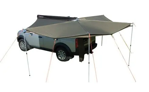 

270 Degree Car Side Awning Tent with Quick Automatic Opening Tent for 3-4 People 300D Oxford Waterproof, Rotproof Car Sunshade