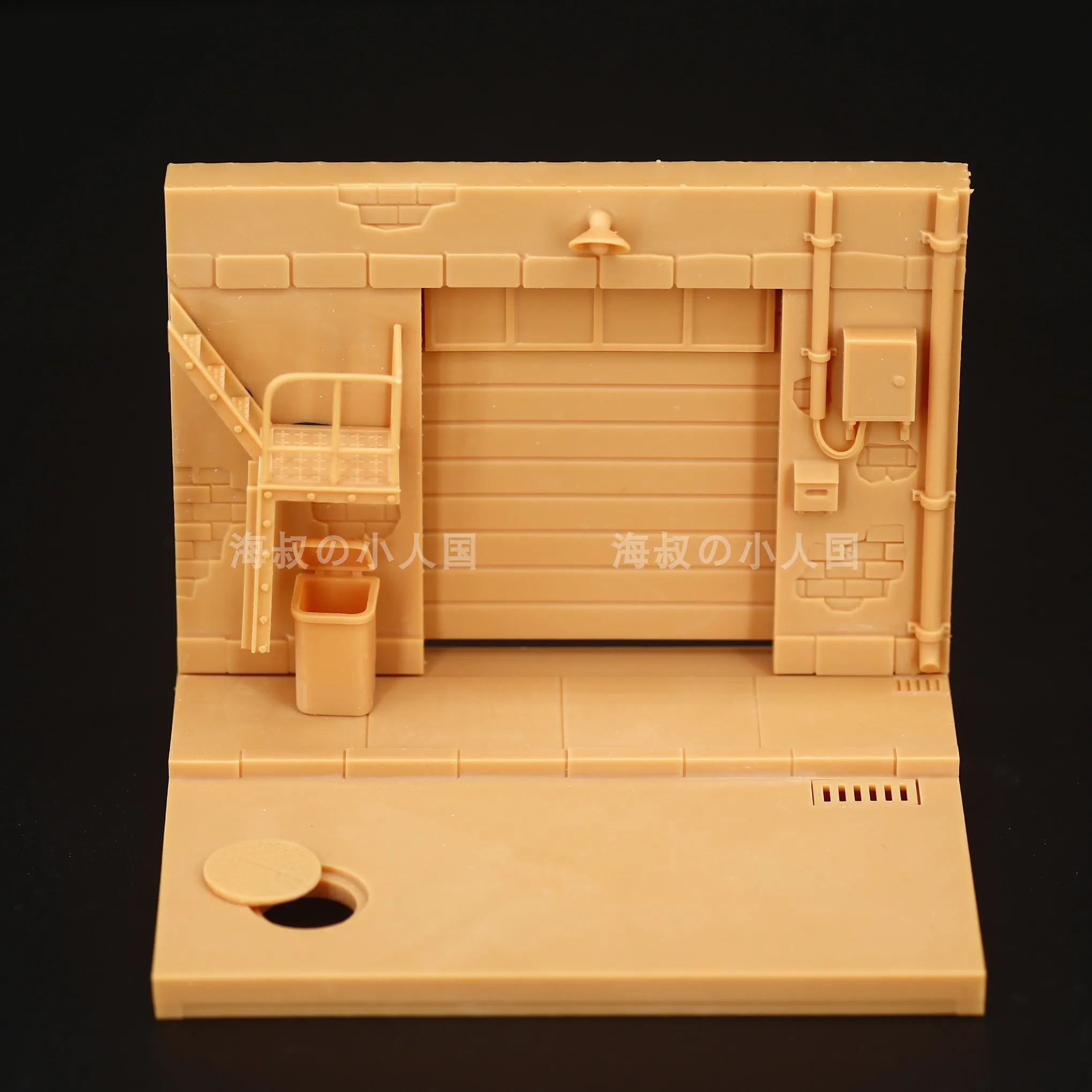 C014 3D Print 1/64 Street Scene Miniatures Figures Sand Table Scene Props Diorama Model For Cars Toys Micro Photograph Display