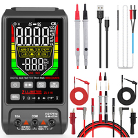 USB Charge Multimetro Digital Profesional Inteligente AC DC Current True RMS Capacitance Temp Ohm Auto Range Multimeter Tester