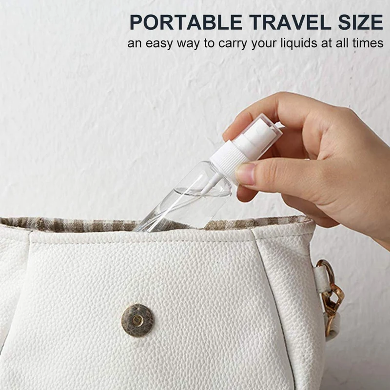 5 قطعة 30 مللي رذاذ رذاذ زجاجة فارغة رذاذ زجاجة صغيرة السفر مضخة زجاجة الحاويات