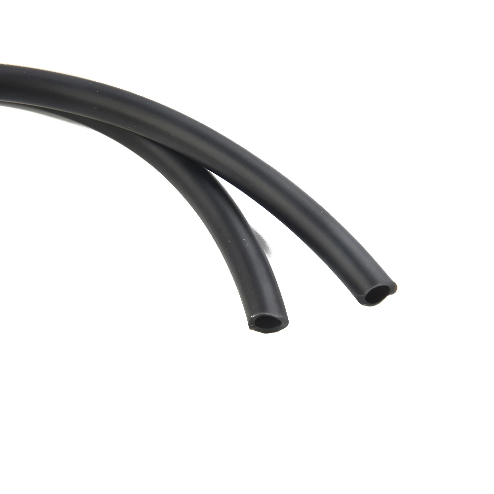 Mangueira Black Fuel Line para diesel, gasolina, água, motor, borracha, gasolina, borracha, tubulação de combustível, NBR, 5mm ID, 8mm, 1m