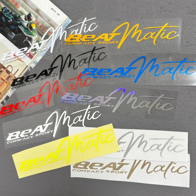 

Этикетка для скутера BEAT, аксессуары для мотоциклов, водонепроницаемые светоотражающие наклейки, украшение в виде ракушки, подходит для BEAT 110 50