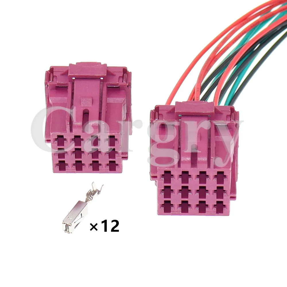 1 Set 12P 5-968972-1 3.5 Series Car Wiring Connector Auto Headlight Plastic Housing Unsealed Plug AC Assembly Electrical Socket