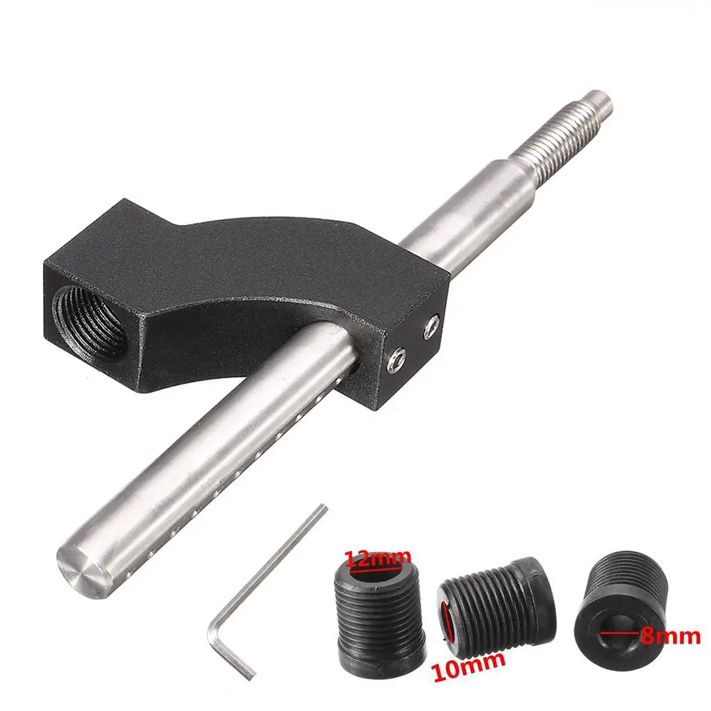Adjustable Height Short Shifter Aluminium Alloy Extension Shift Knob Adapter for Yamaha 703 Controller Lever Refitting view 4