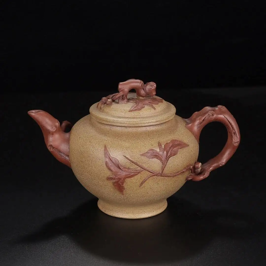Chinese Yixing Zisha Clay Handmade Exquisite Teapot 400CC