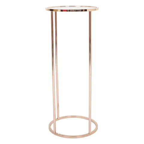 Cylinder Display Stand Gold 24x10in Round Metal Pedestal Acrylic Top Flower Vase Stand Wedding Birthday Party Centerpiece