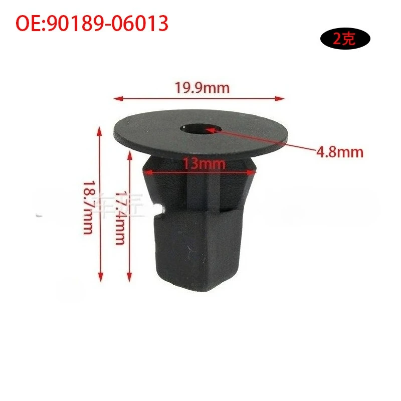 10-100X Car Mudguard Fender Self Tapping Screw Fender Liner Screw Grommet For Toyota Land Cruiser Prado Corolla Rav4 Wildlander