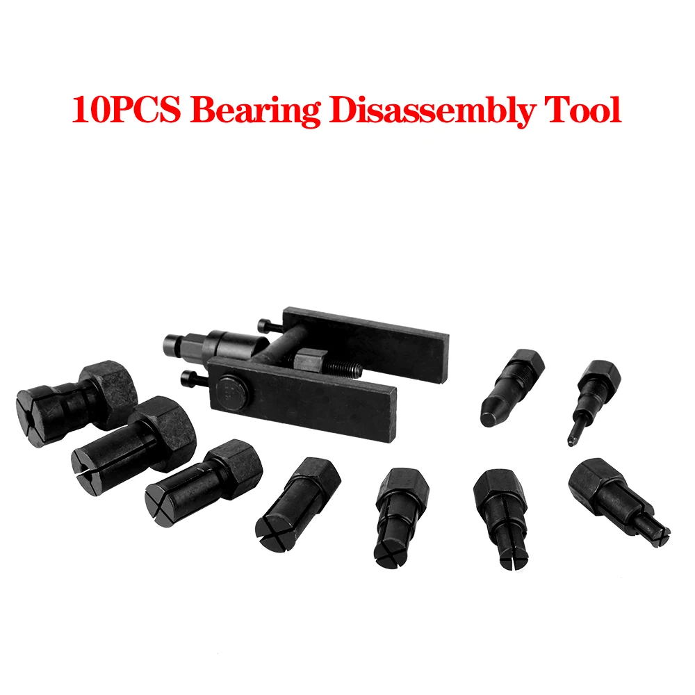 Aluminum Wheel Bearing Kit Remover Automotive Tools Seal Driver Installer 10 Pcs/Set Motorcycle Bearing Disassembly Tools