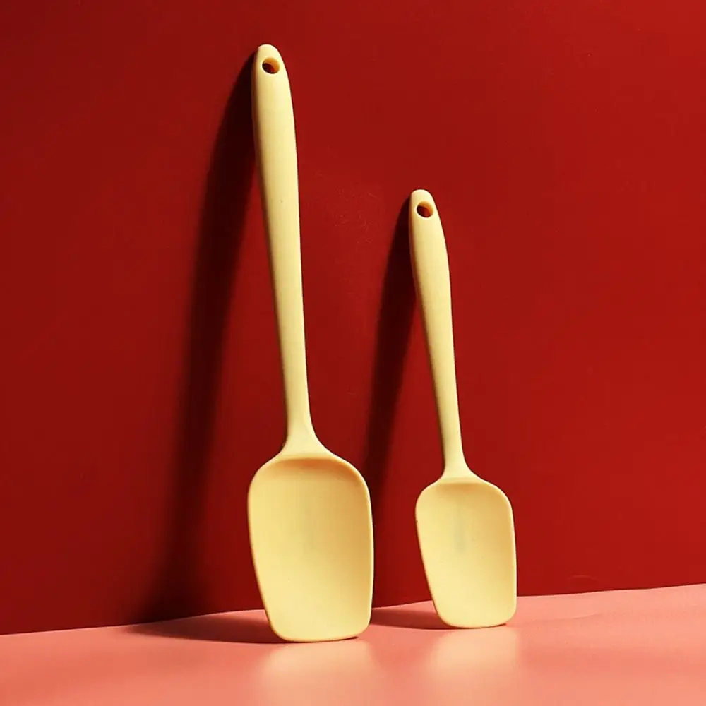Cream Cake Silicone Baking Spatula Scraper Non-stick Kitchen Butter Pastry Blenders Salad Mixer Batter Pies Cooking Tools