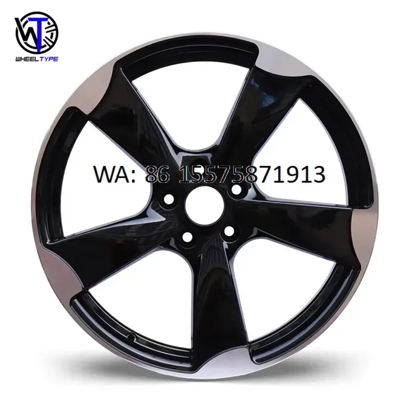 Forged Aluminum Alloy Car Rim 17 18 19 20 Inch Deep Dish 5 Spoke 7.5J 8J 9J Width 5X112 PCD Wheel for RS5 A5 S5
