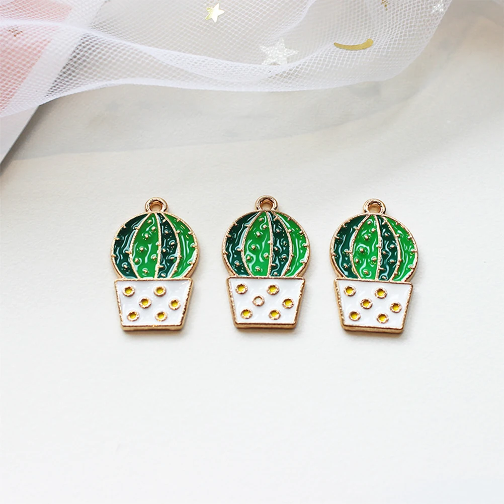 

30 Pcs Charms Flower Pendant Plants Necklace Accessories Alloy Jewelry
