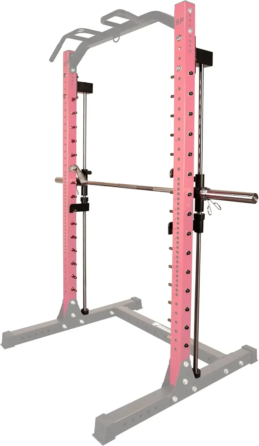 Fitness 1,000 Pound Capacity 3” x 3” Power Cage Power Rack Squat Stand, Includes J-Hooks and Safety Spotter Arms, Opti