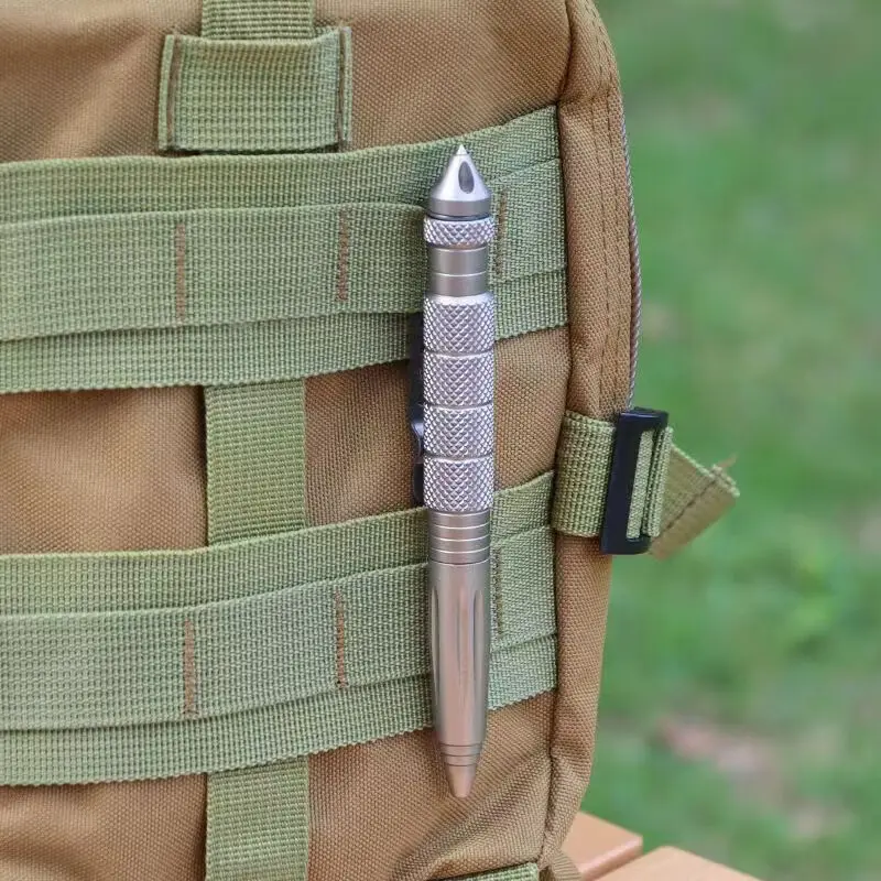 Tactical defense pen Multi functional outdoor self-defense pen Can break windows and write Replaceable pen tip available view 6