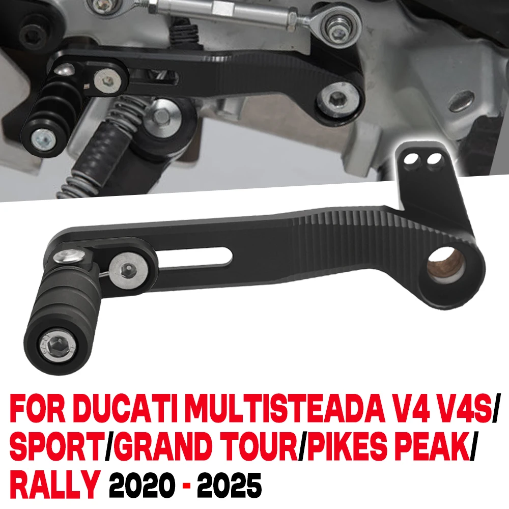 

For Ducati Multistrada V4 Rally V4 S Sport 2020-2025 V4 Pikes Peak V4S Grand Tour Motorcycle Adjustable Shifter Gear Shift Lever