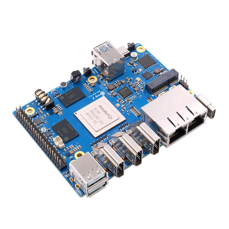 Orange Pi 5 Plus 4GB LPDDR4 RK3588 Single Board Mini Computer Development Board with Dual 2.5G Ethernet and 4 USB Ports