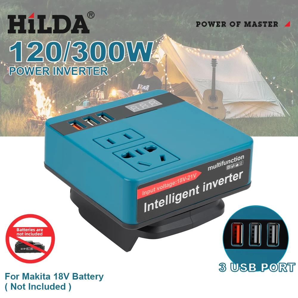 HILDA Multifunctional Inverter Power Bank Lithium Battery Intelligent Transformer Outdoor Household Power Station