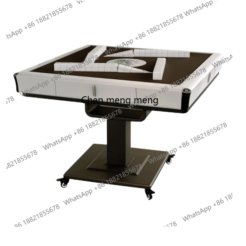 آلة الدوار جونغ أوتوماتيكية بالكامل السفينة الدوارة المنزلية طاولة طعام ثنائي الغرض قابلة للطي باس طاولة جونغ الكهربائية