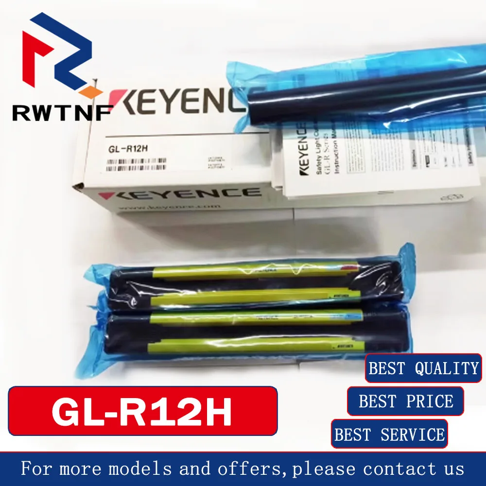 Brand New Genuine GL-R12H KEYENCE Body-mounted hand protection type 12 light beam safety grid,in stock